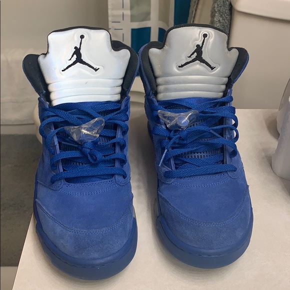 blue suede 5s